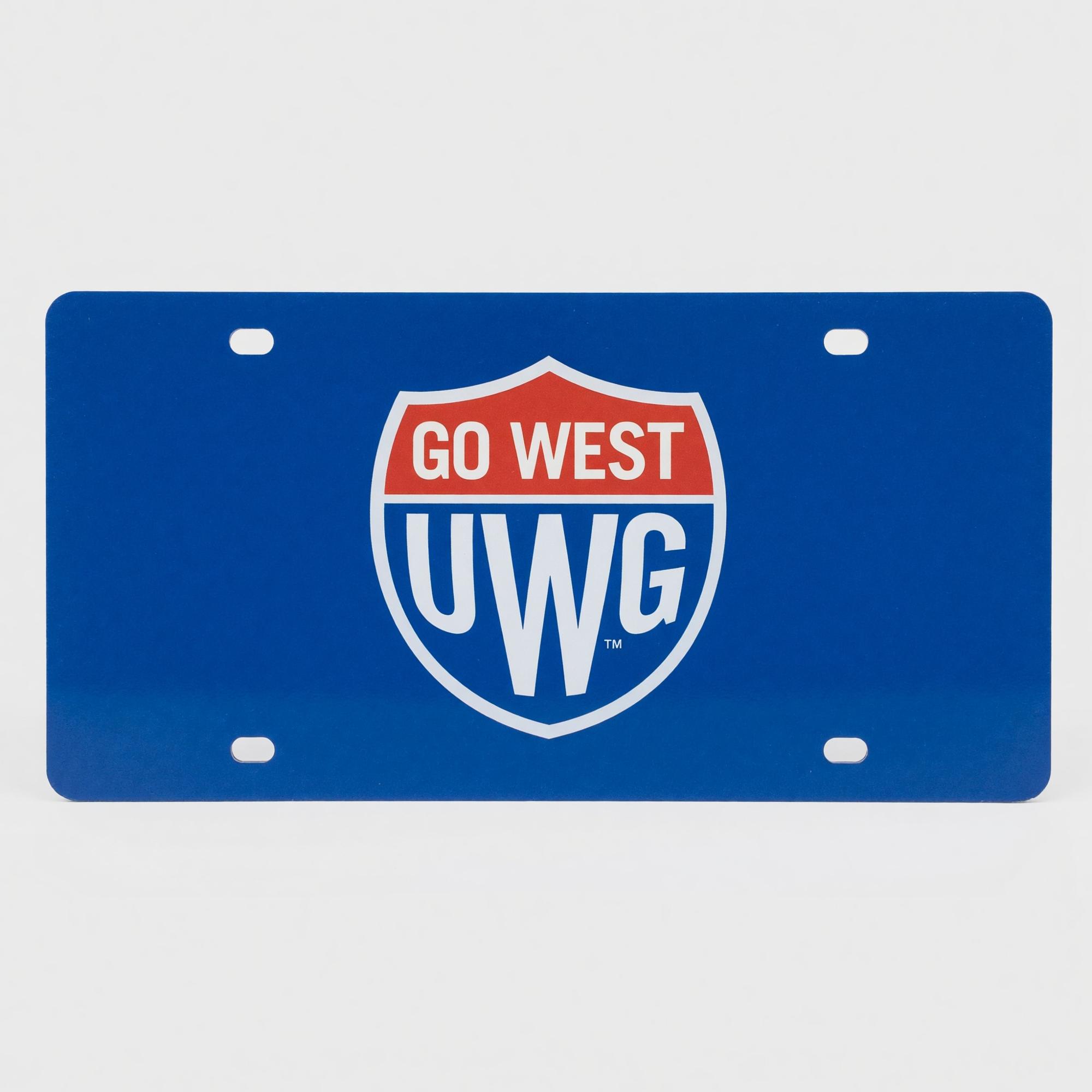 Product image 2 of 2 for GO WEST SHIELD EMB LICENSE PLATE