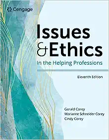 Cover image for ISSUES+ETHICS IN HELPING PROFESSIONS