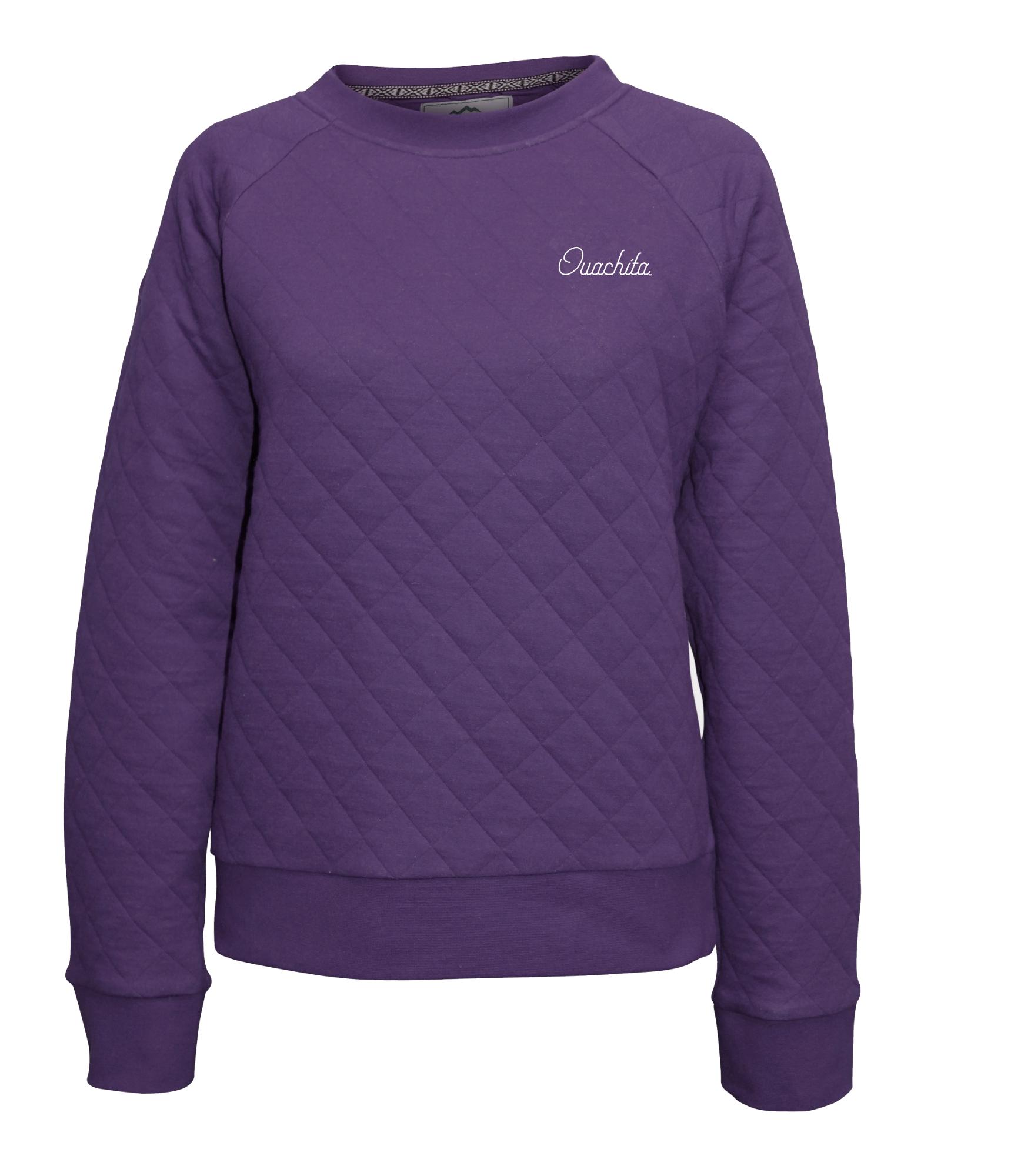 image of: Quilted Crew Vintage Purple