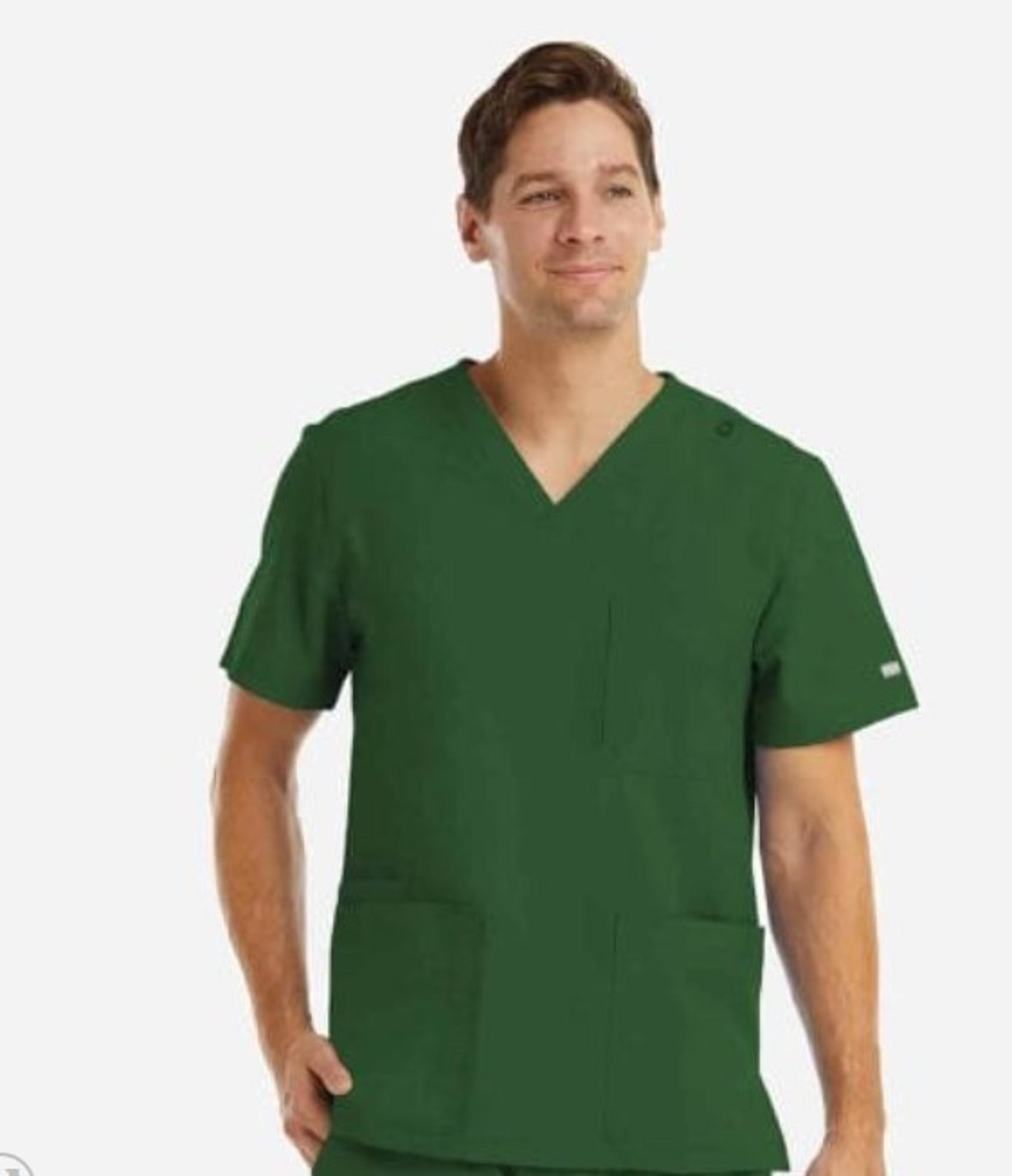 image of: 5802 Maevn Momentum Scrub Top Men's 4-Pockets