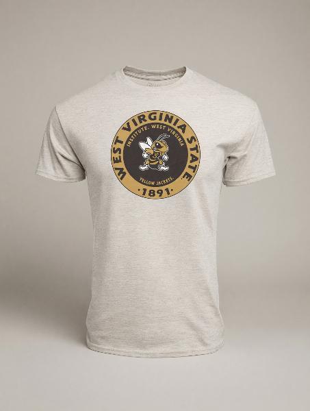 Tee - Blue 84 Oatmeal Base Crew; $29.99