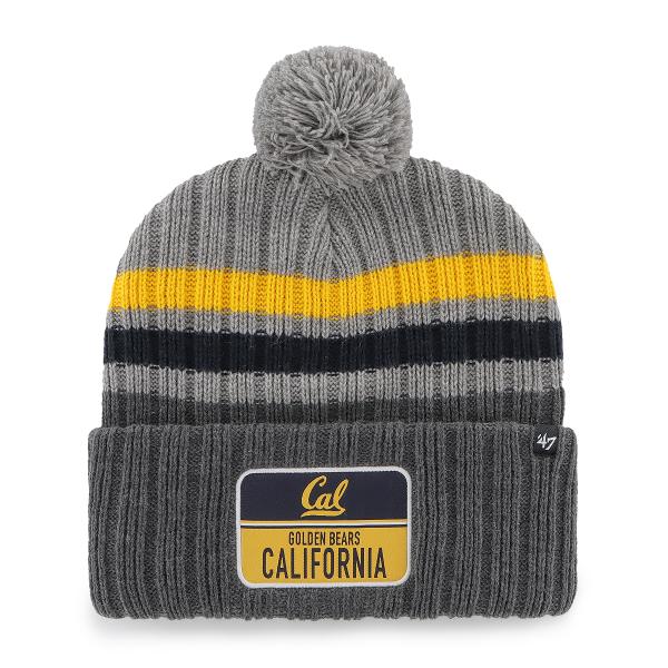 Stack Cuff Knit Beanie Cal Logo; $32.00