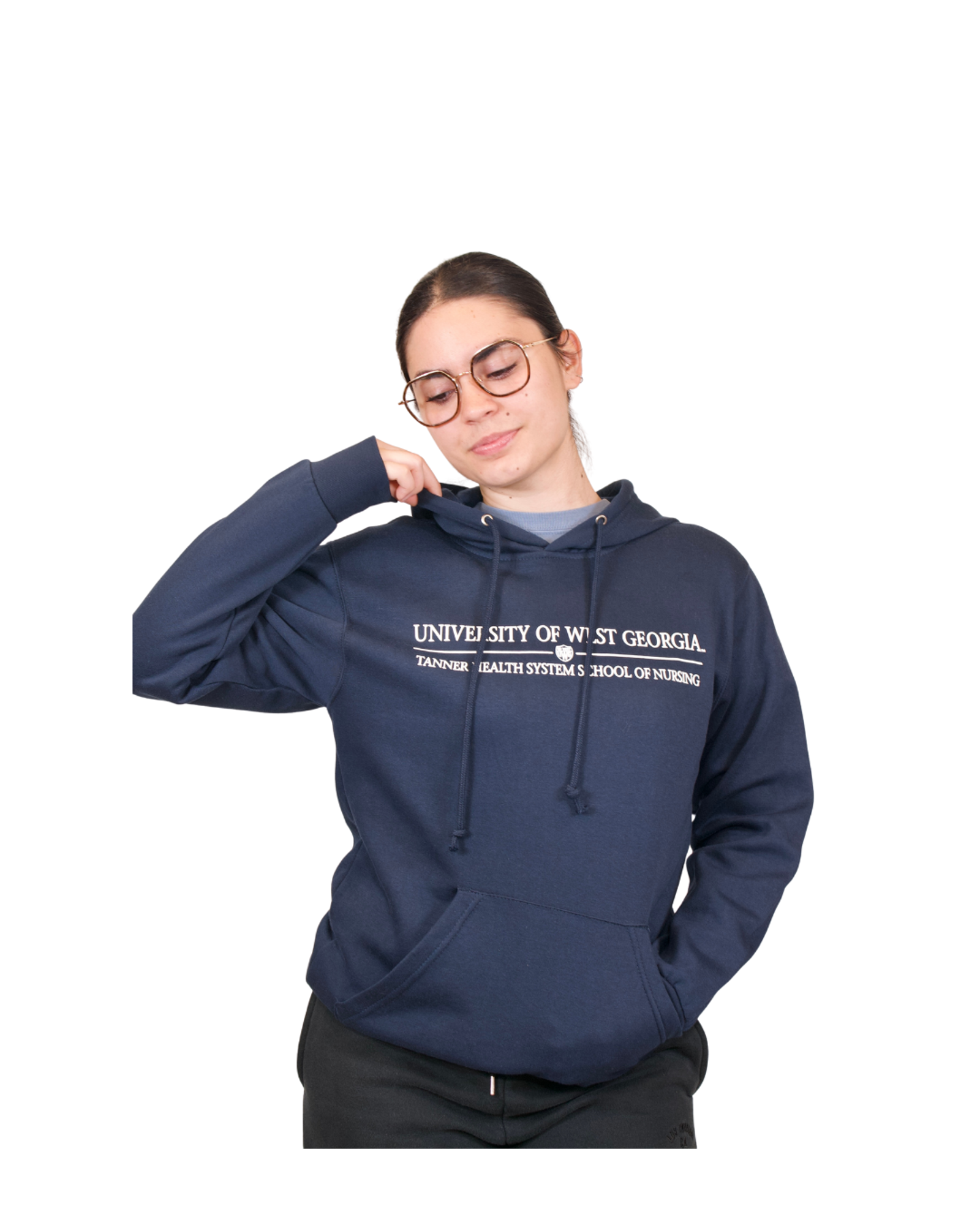 Product image 1 of 4 for COLLEGE OF NURSING SHIELD LOGO FUNDAMENTAL FLEECE HOOD