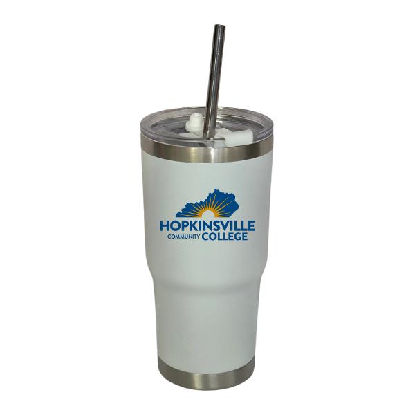 KHCC 20 OZ TUMBLER LOGO WHT; $31.99