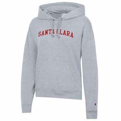 image of: Santa Clara University Champion Women's Arch Powerblend Hood, Gray
