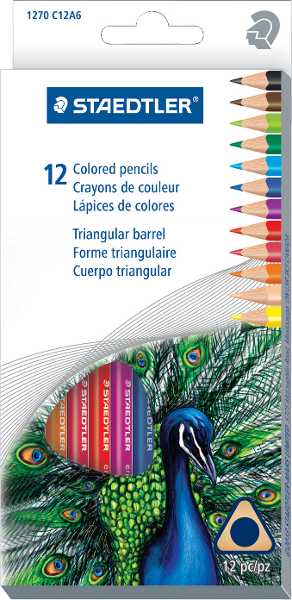 STAEDTLER COLORED PENCIL 12PK; $3.40