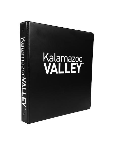 KVCC 1" Kalamazoo Valley Binder; $7.99