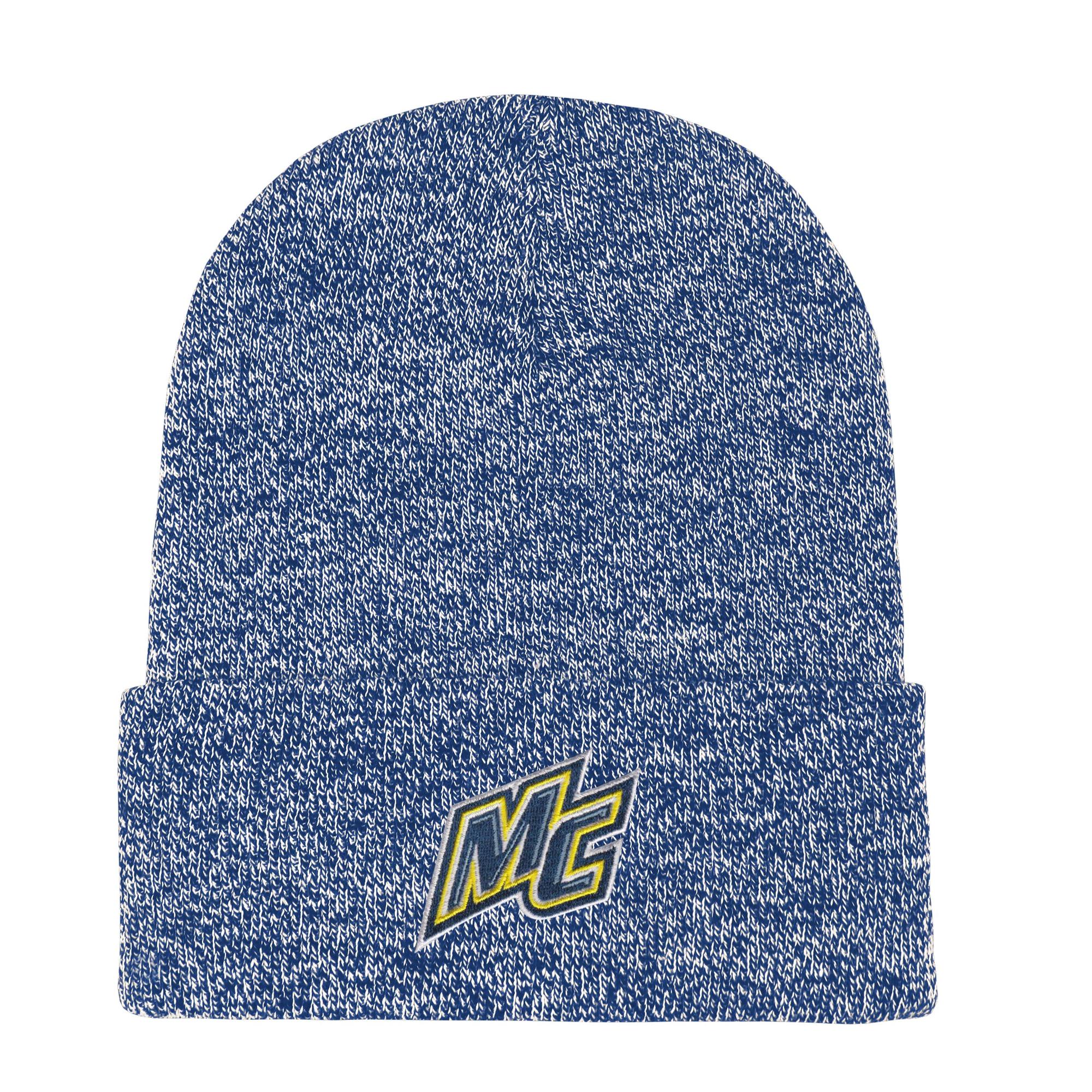 image of: Royal MC Knit Cuff Hat with Marled Yarn