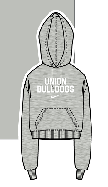 * FINAL SALE * Union Bulldogs Gym Vintage PO Hoodie; $69.99