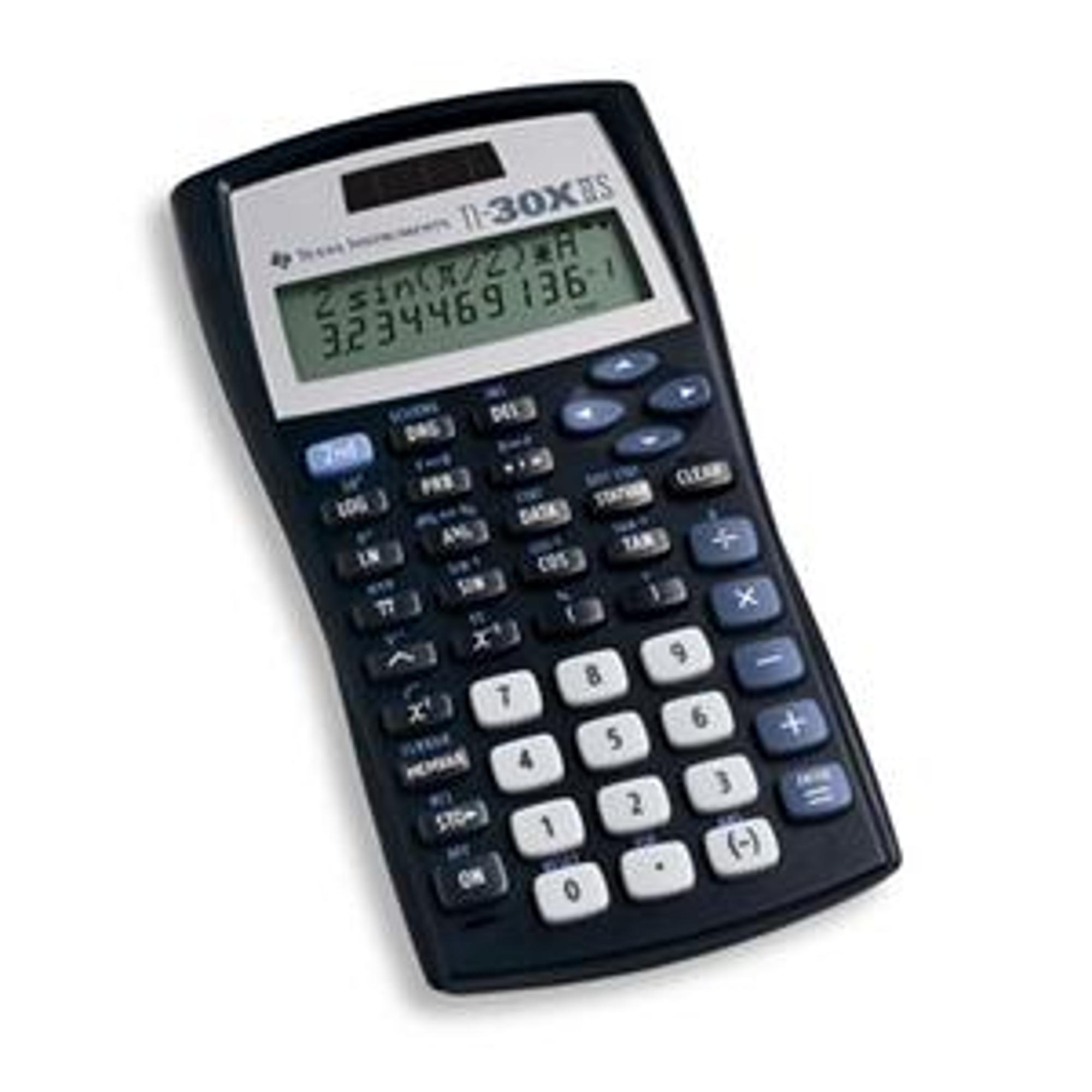 image of: Calculator TI-30XIIS