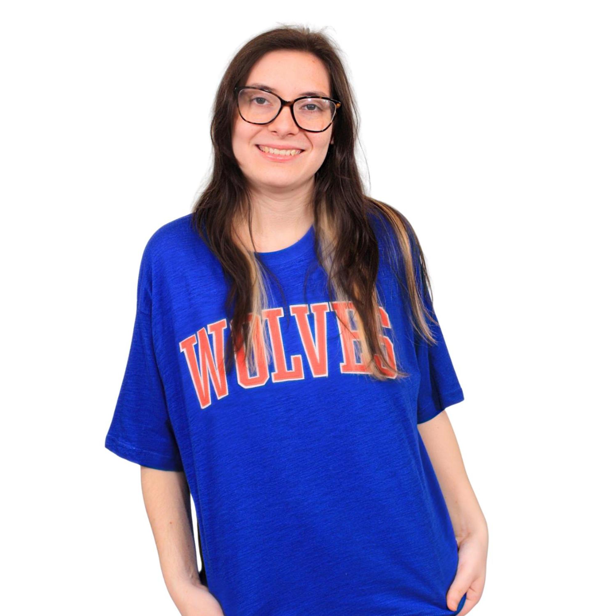 Product image 2 of 2 for WOLVES ARCH ROYAL OVERSIZED SLUB TEE