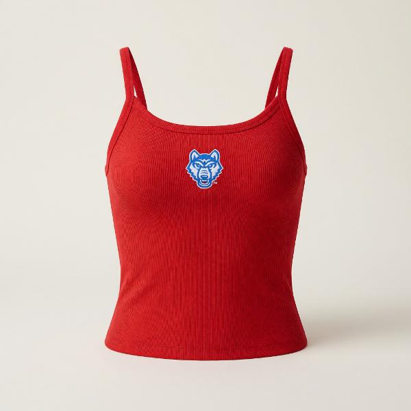 WOLF LOGO CAMI TANK; $34.99