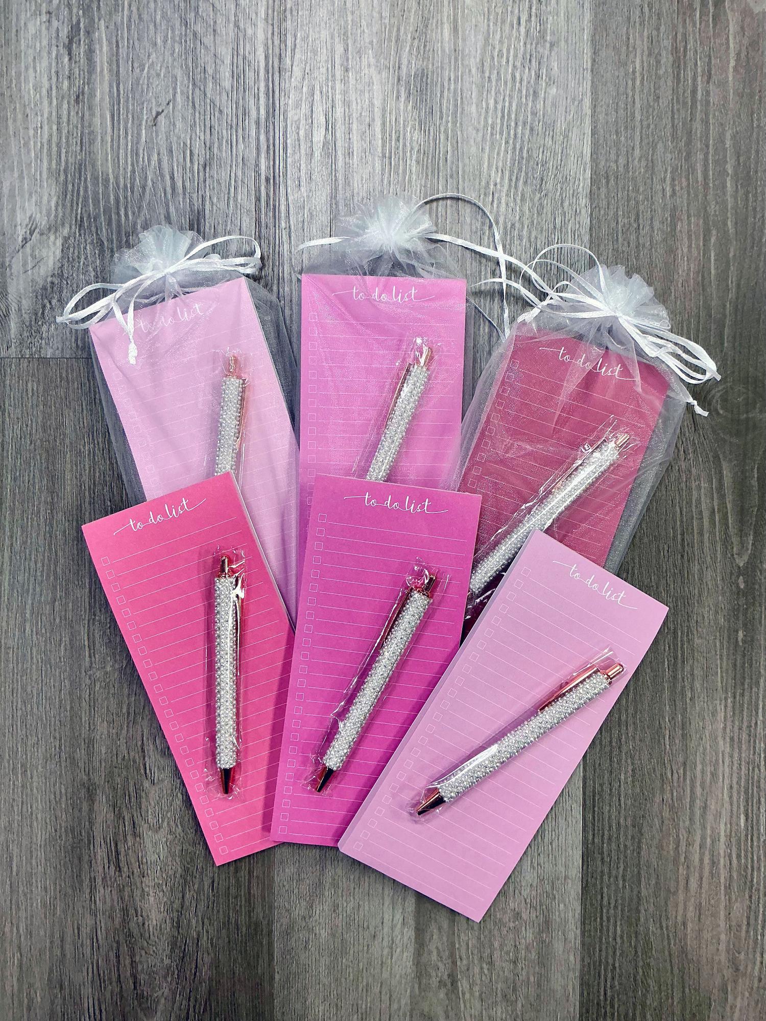 Product image 2 of 2 for BLUSH TONES TO DO LIST PAD & PEARL GLITTER PEN GIFT BUNDLE SET