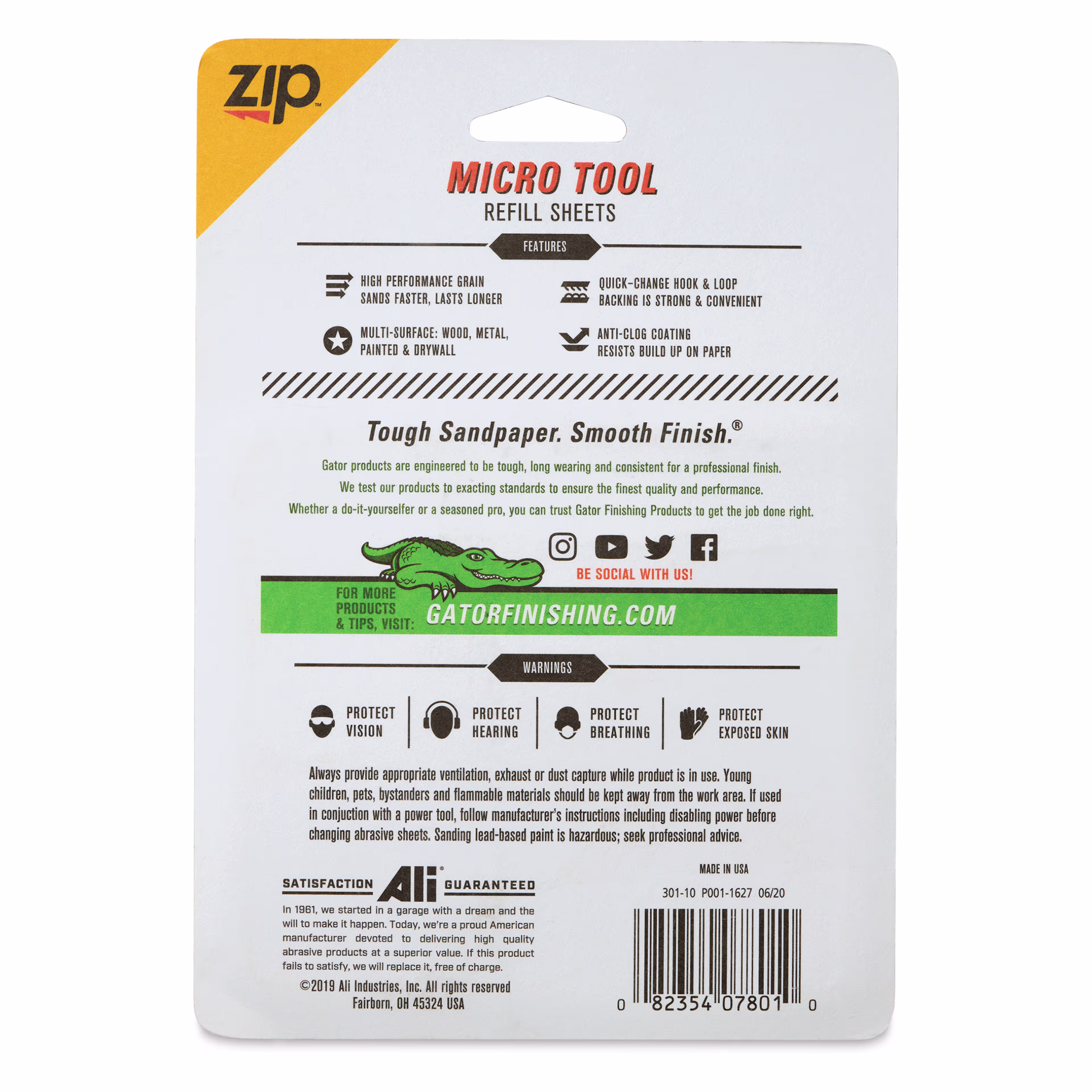 Product image 3 of 3 for Gator Zip Micro Tool Refill Sheets