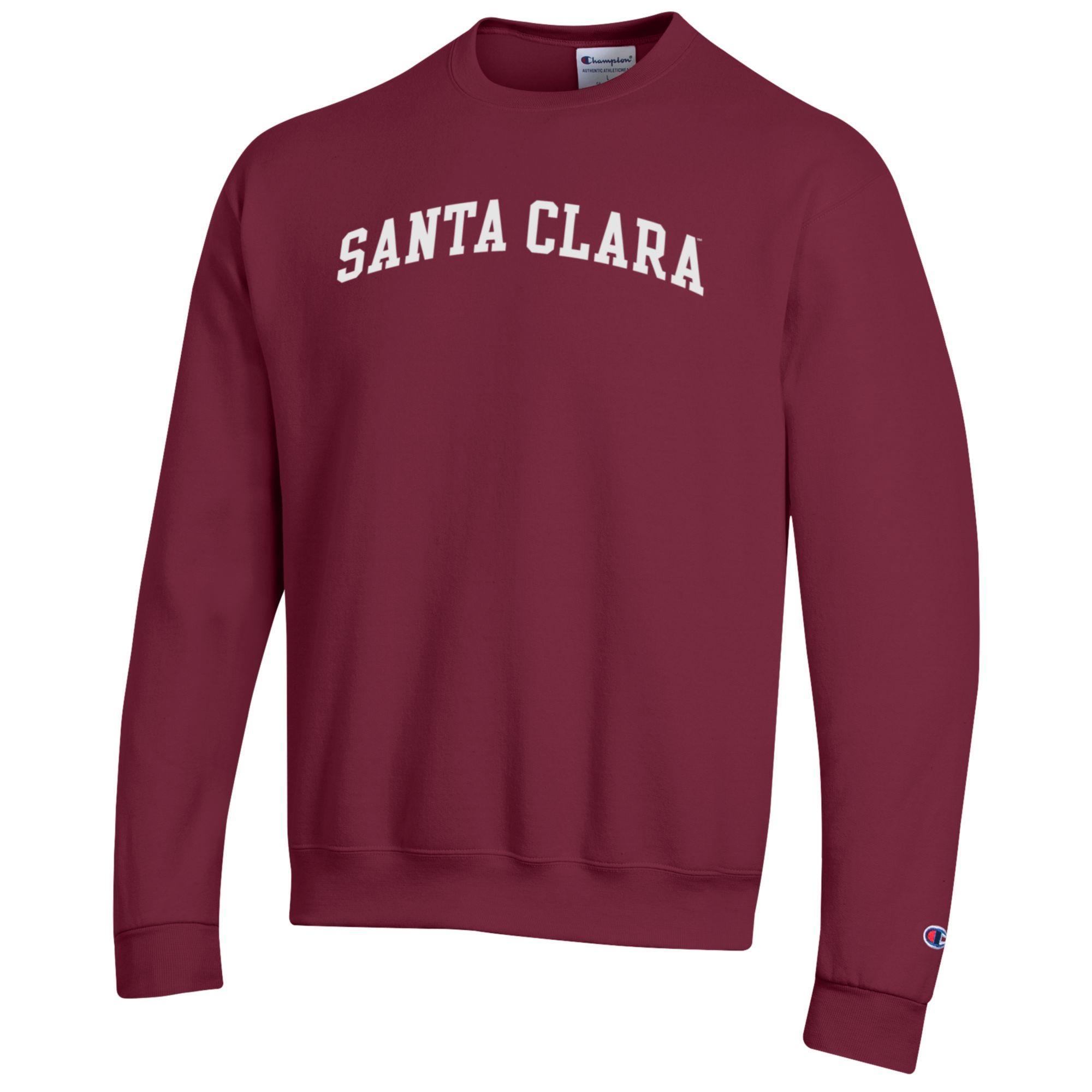 Product image 1 of 1 for Santa Clara Broncos Champion Powerblend Fleece Crew, Garnet
