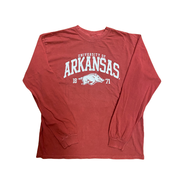 Arkansas Razorbacks 1871 Long Sleeve Tee; $29.99
