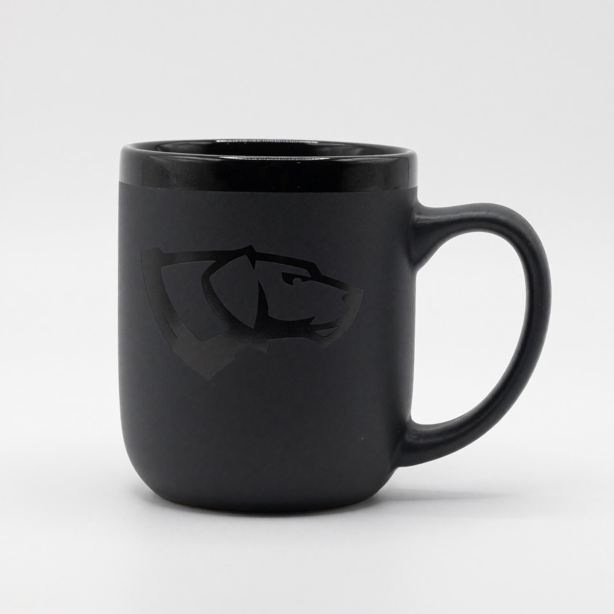 Product image 1 of 2 for University of Wisconsin Stevens Point Black Matte Coffee Mug, Black