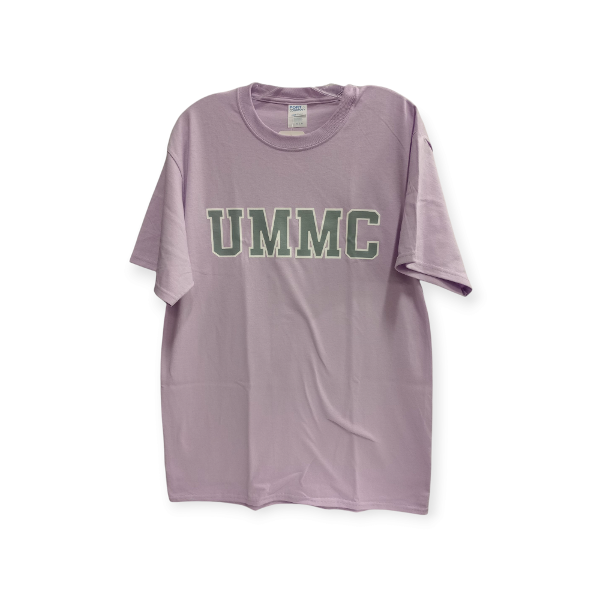 UMMC Block Tee- Lavender; $14.95