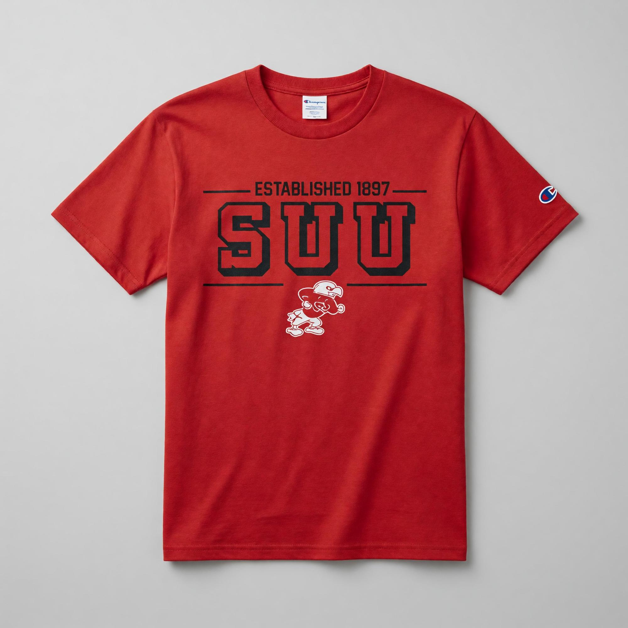 Product image 2 of 2 for CHAMPION TEE RED S/S 1897/ SUU  FIGHTING BIRD