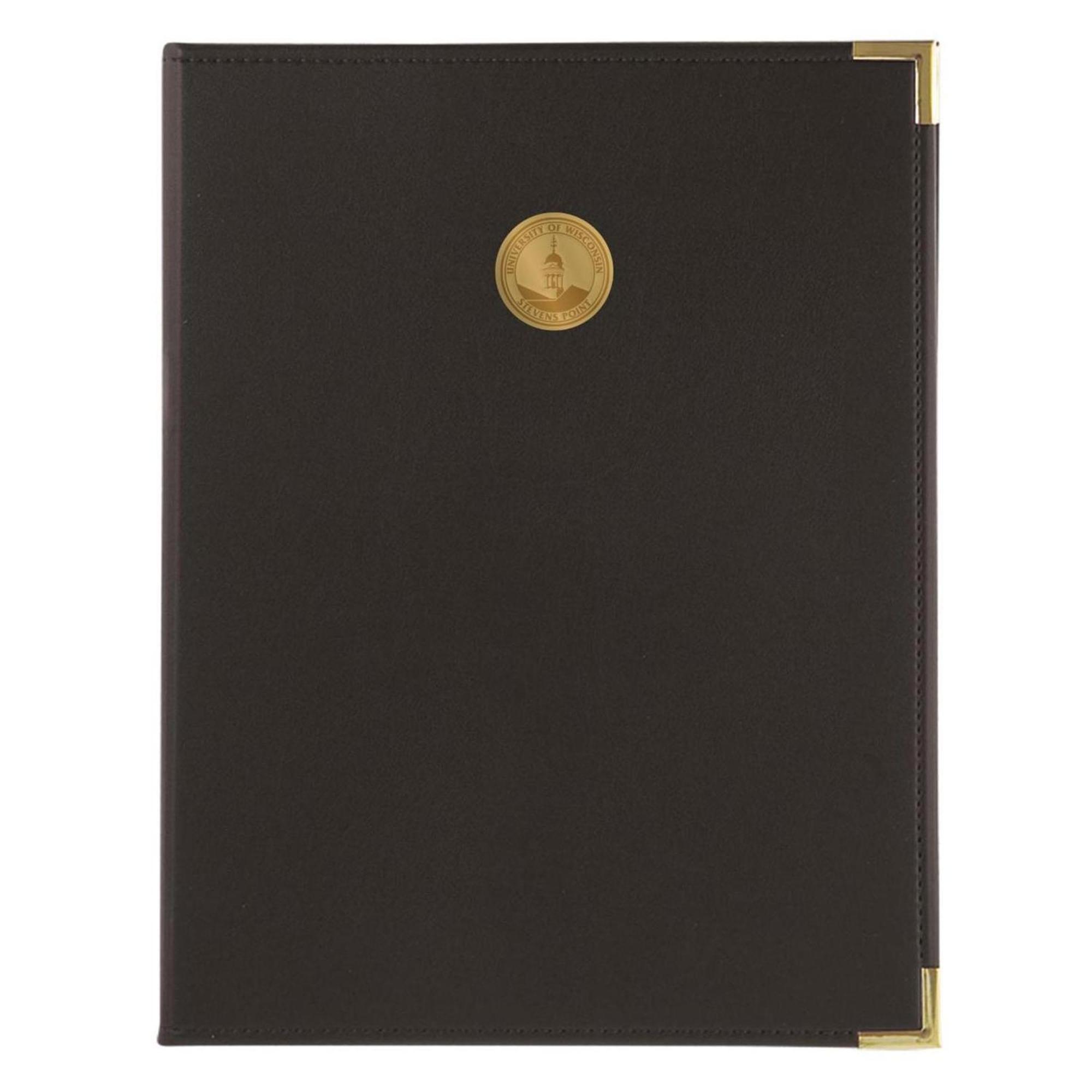 Product image 1 of 1 for UWSP Classic Padfolio - Medallion, Gold