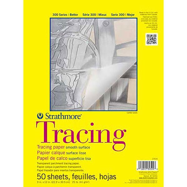 Strathmore Drawing Paper Pad, 300 Series, 25 Sheets, 11 inch x 14 inch, Spiral Bound