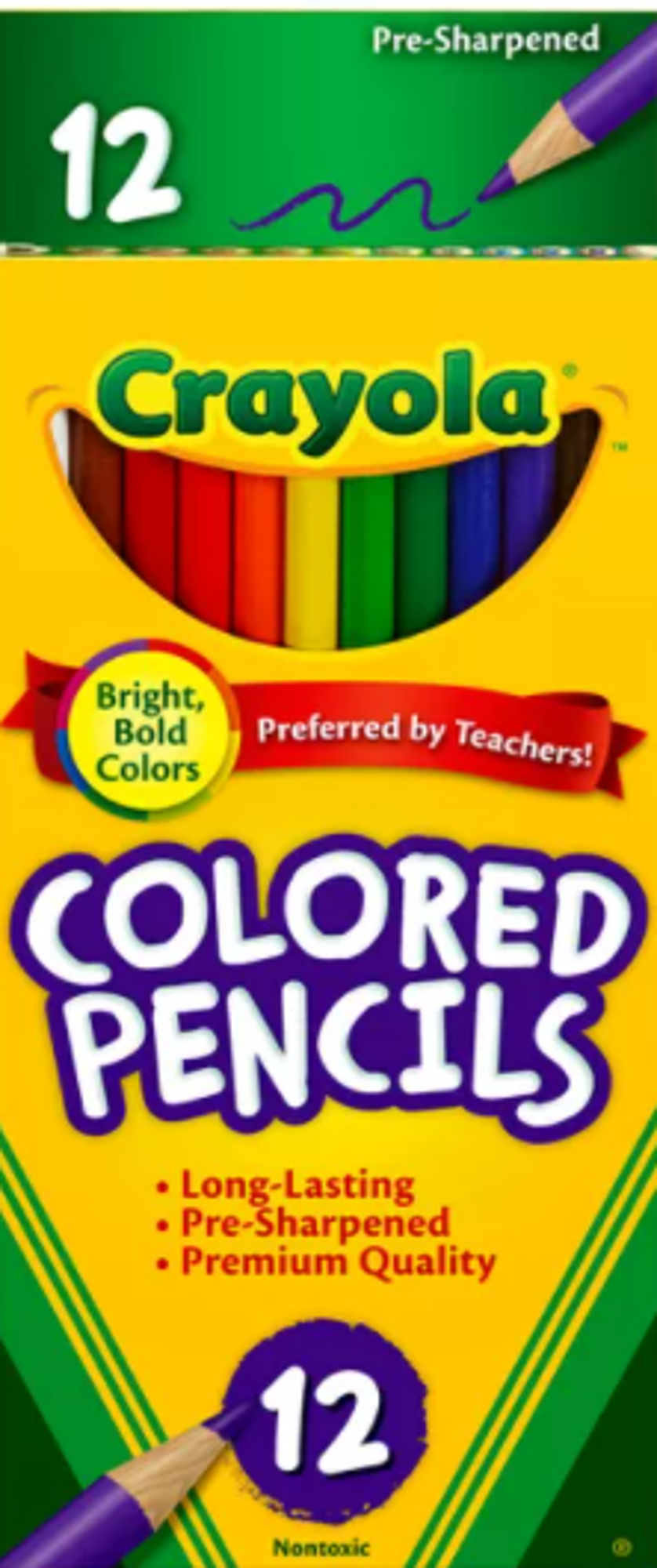 image of: Crayola Colored Pencils  12pk