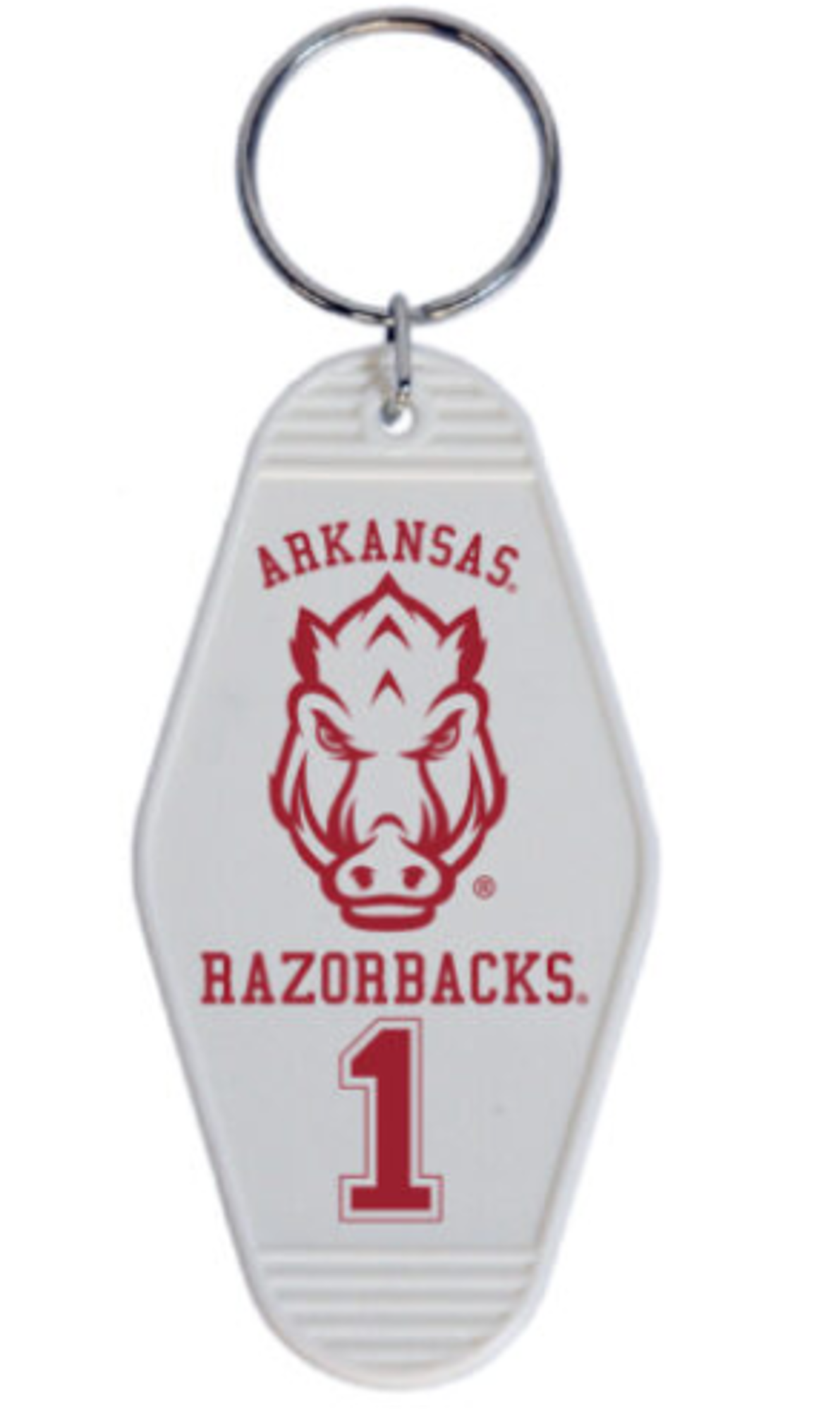 image of: Arkansas Razorbacks Motel Style Keychain