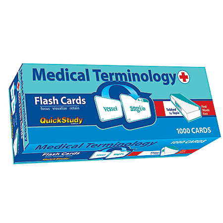 image of: MEDICAL TERMINOLOGY QUICK STUDY FLASH CARDS