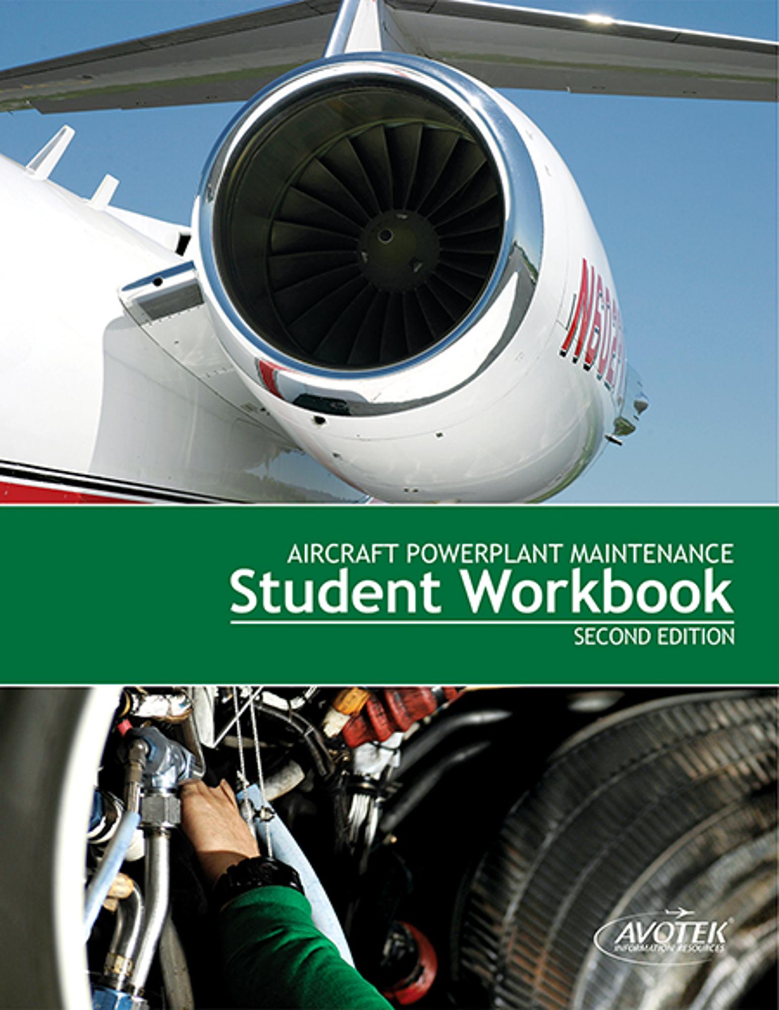 Cover image for Aircraft Powerplant Maintenance – Workbook