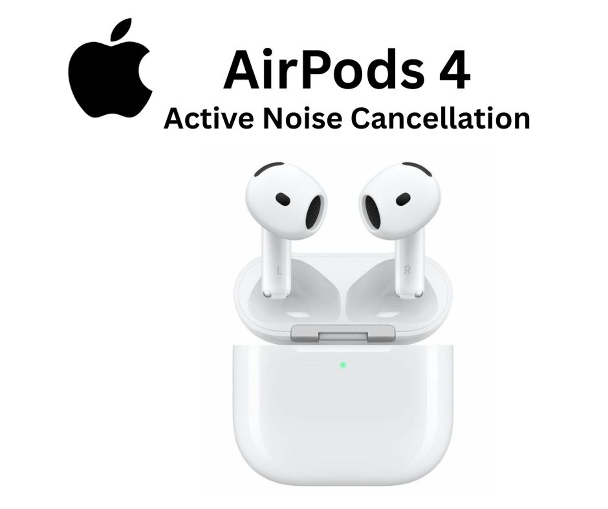 image of: Apple AirPods 4 - Active Noise Cancellation