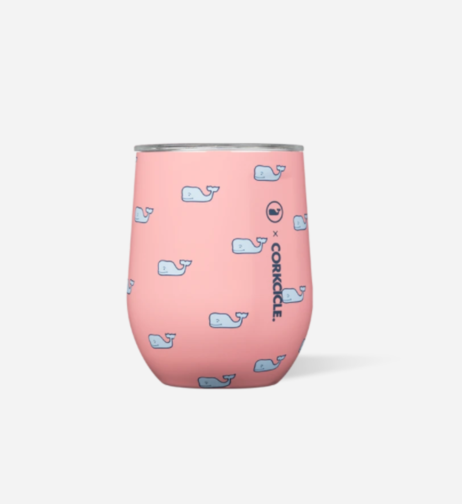image of: MD - Corkcicle. 12oz Vineyard Vines Stemless- Vines Whale