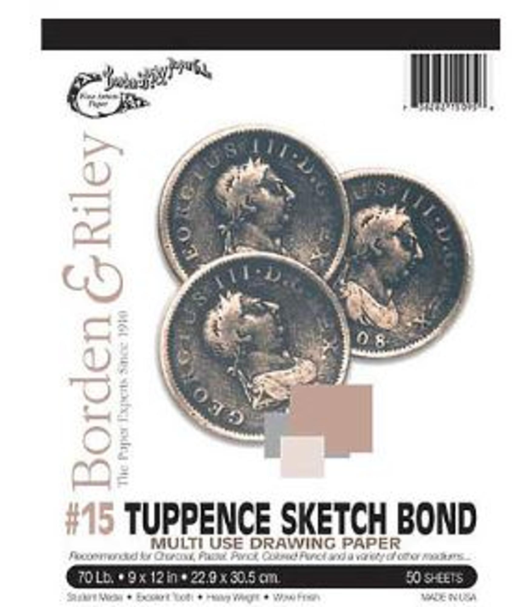 image of: Borden and Riley Tuppence Sketch Bond 6x12