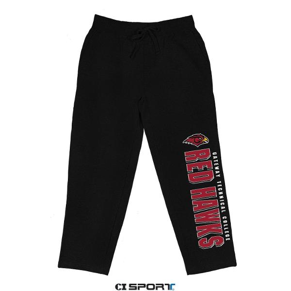 GTC RED HAWKS BLK SWEATPANTS; $52.99