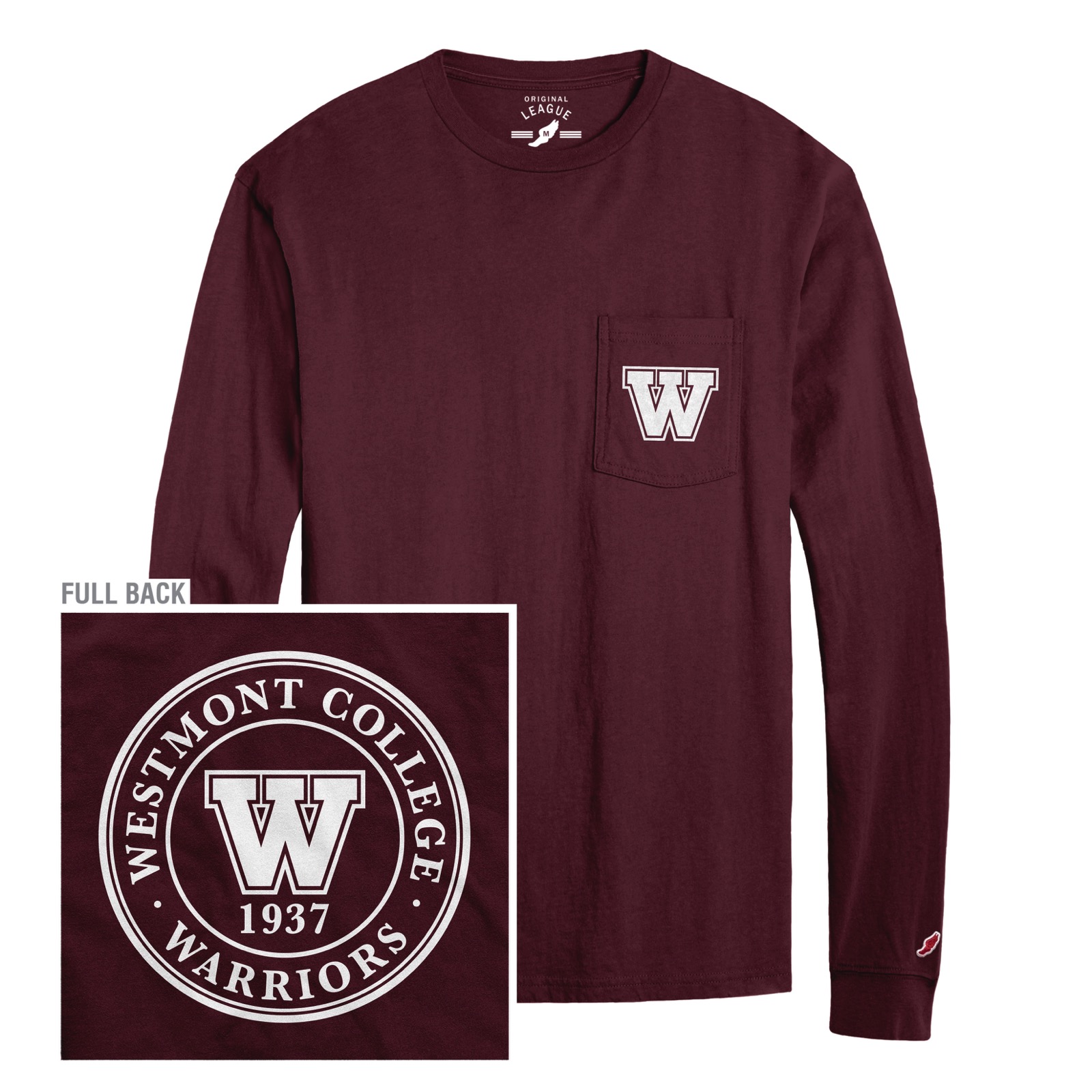 image of: League VT. Wash LS Pocket Tee