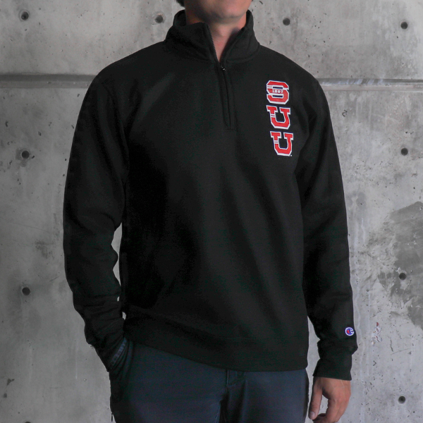 Champion SUU Black 1/4 Zip; $54.99