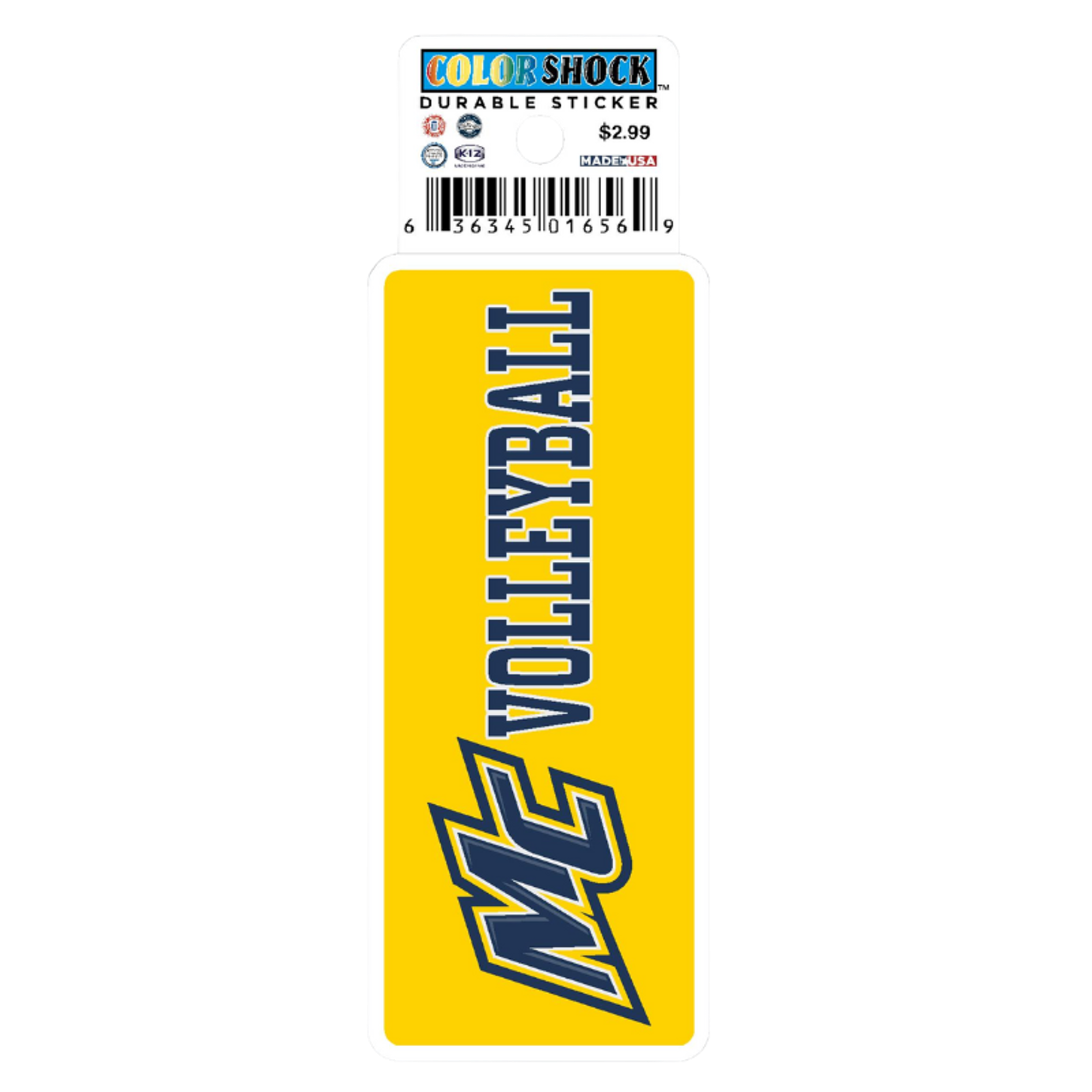 image of: MC Volleyball Textured Stickers