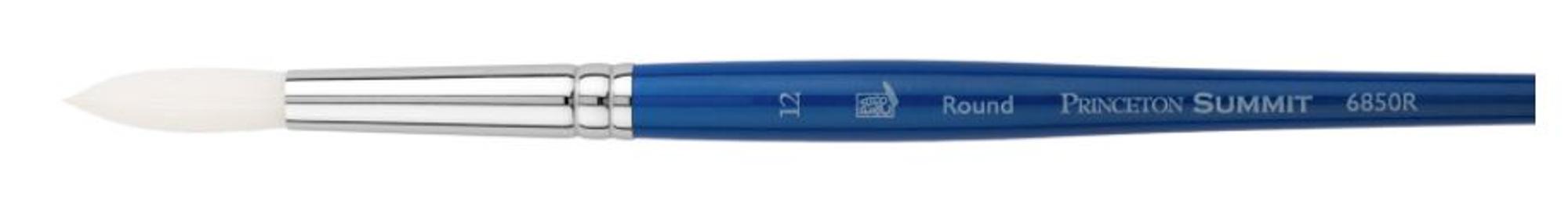 image of: Summit 6850 White Synthetic Short Handle Brushes