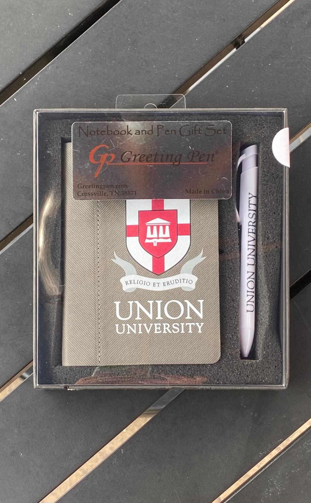 image of: Union University Small Journal Set with Message Pen