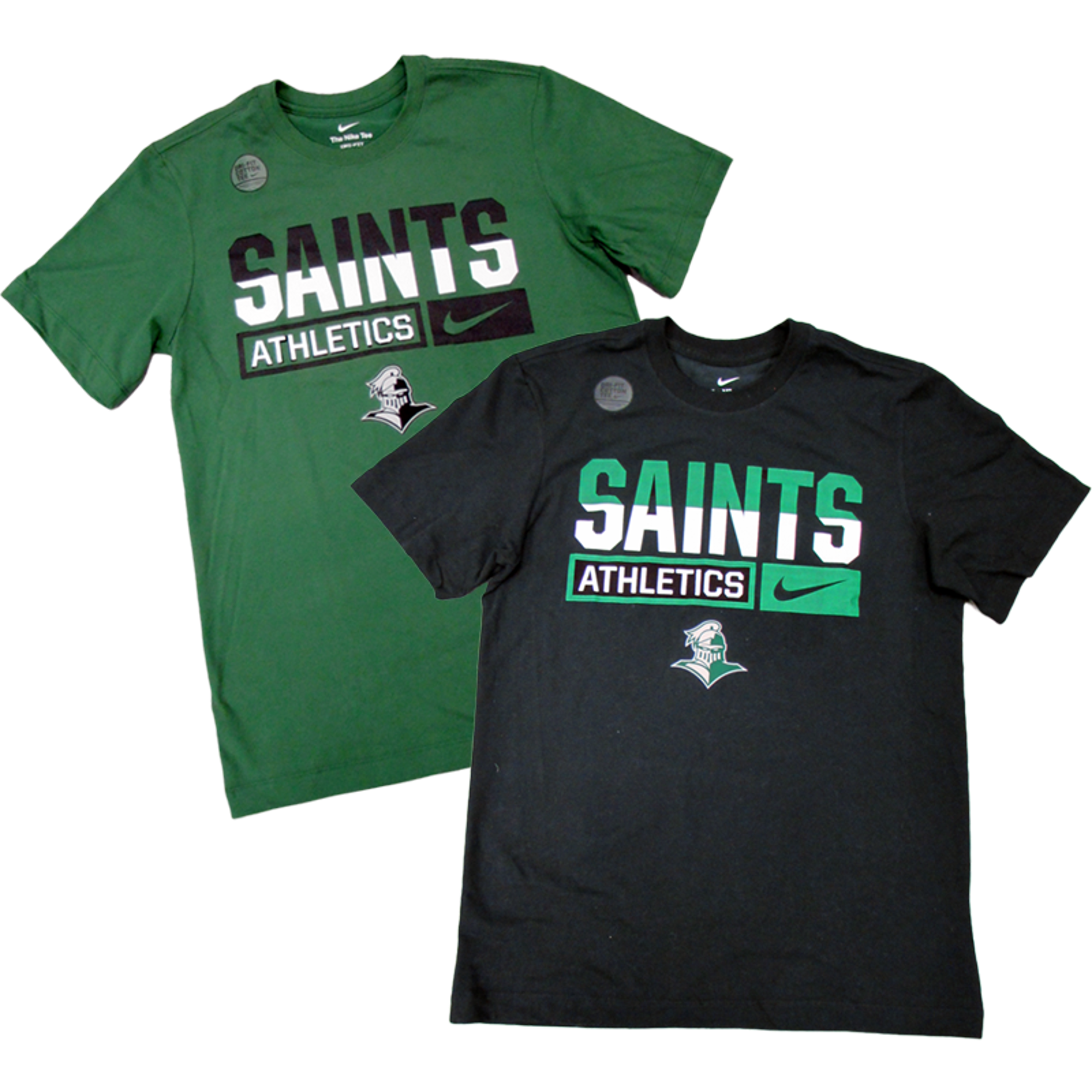 image of: NIKE SAINTS SPLIT ATHLETICS SHORT SLEEVE TEE