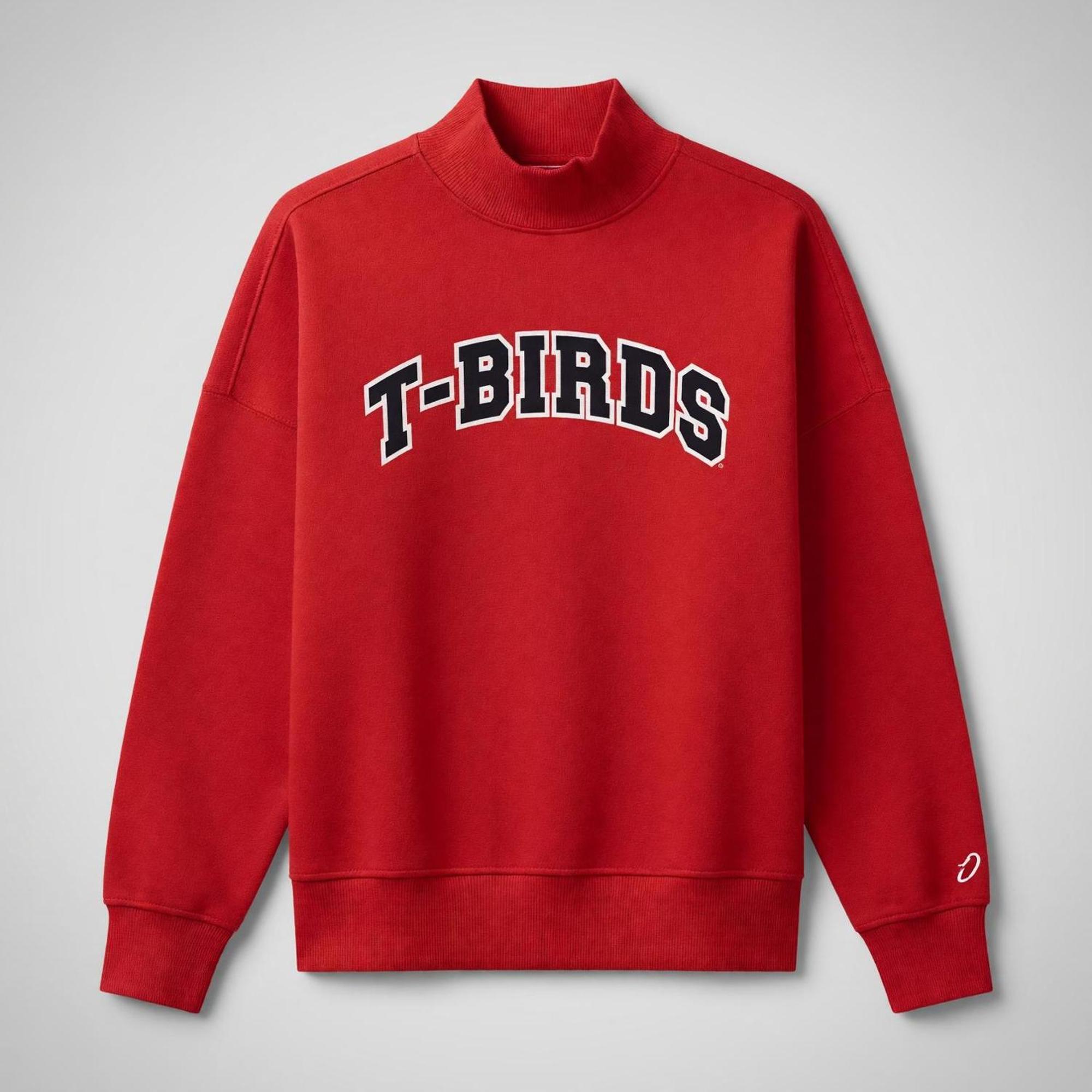 Product image 2 of 2 for Legacy Diana Mock Neck Crew – Red (SUU T-Birds)
