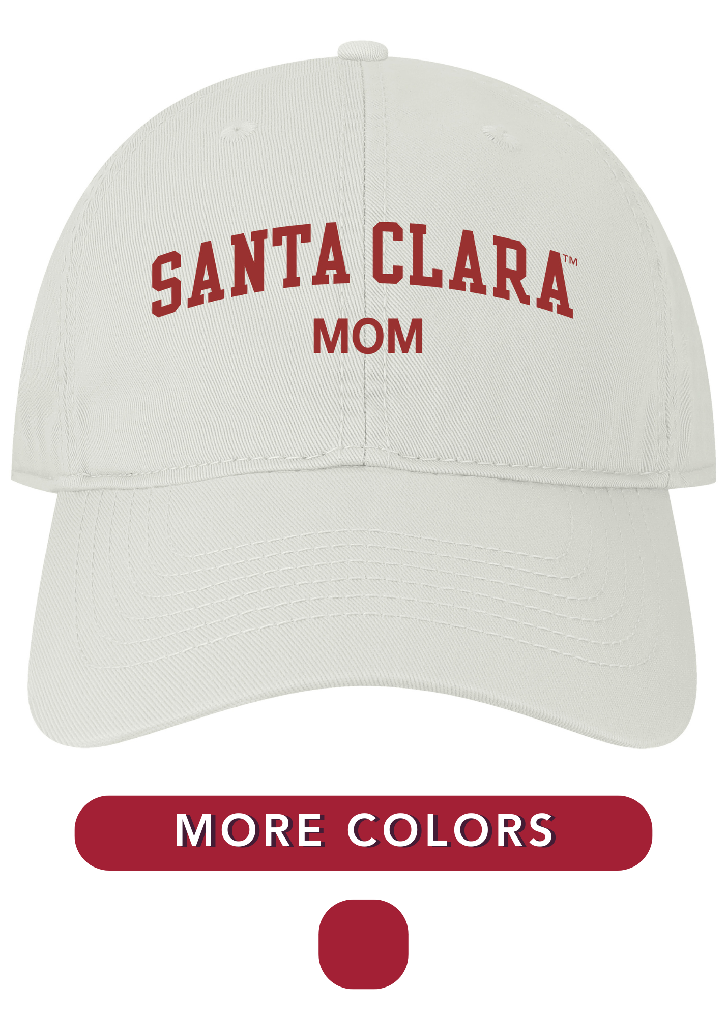 image of: Santa Clara Broncos Mom Relaxed Twill Hat