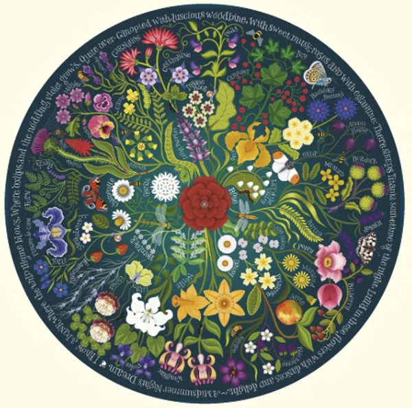 Shakespeare's Flowers Puzzle; $25.99