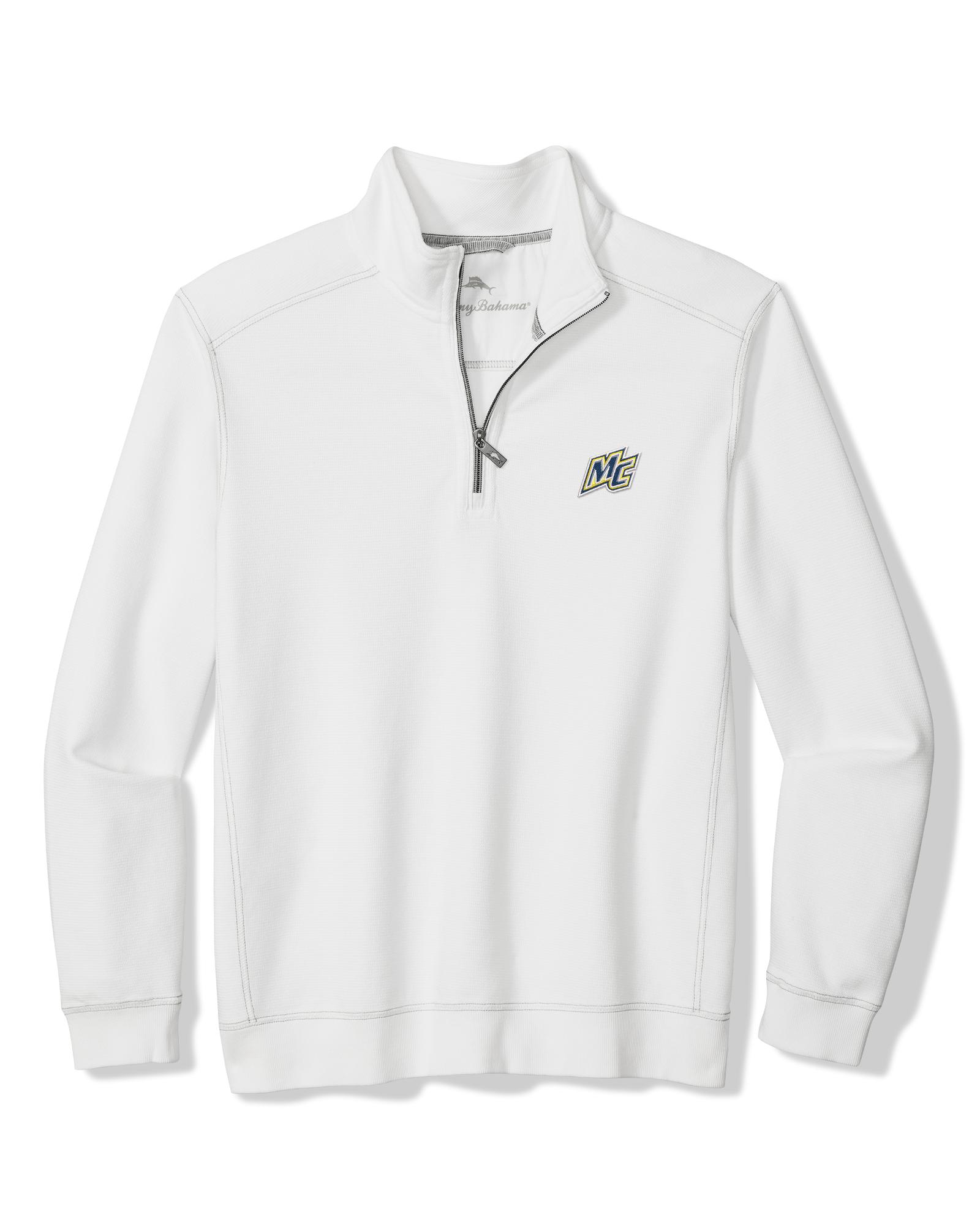 image of: Tommy Bahama White Montego Bay Half Zip