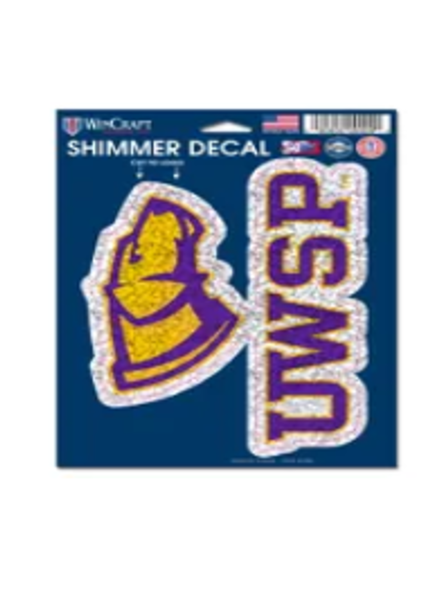 Product image 1 of 1 for UWSP 5in x 7in Shimmer Decal