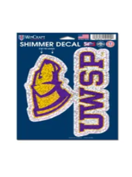 UWSP 5in x 7in Shimmer Decal; $8.98