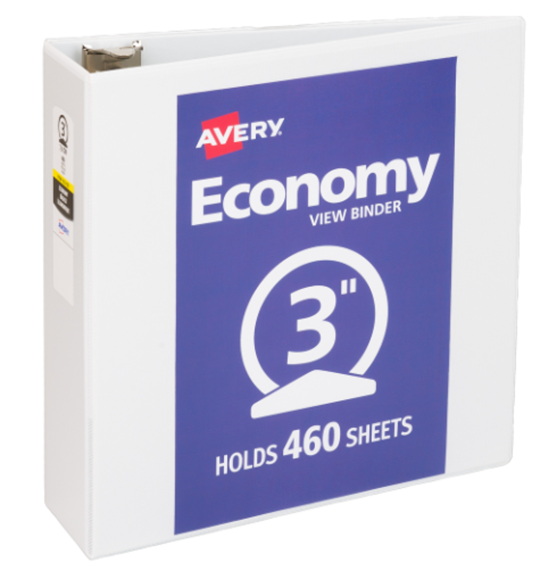 Product image 1 of 1 for Avery Economy 3in Binder with Round Rings, White