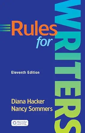 Cover image for RULES FOR WRITERS (SP)