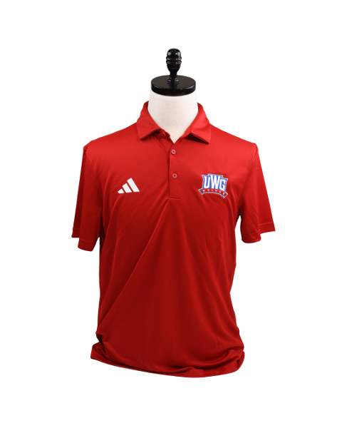 ADIDAS GOLF THREE STRIPE POLO; $84.99