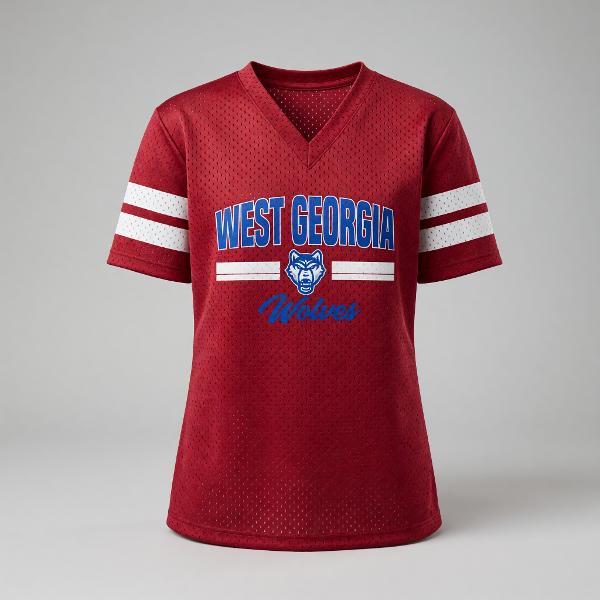 WEST GA WOLVES KICKOFF JERSEY; $54.99