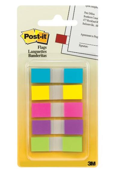 POST IT FLAGS - BRIGHTS; $5.49